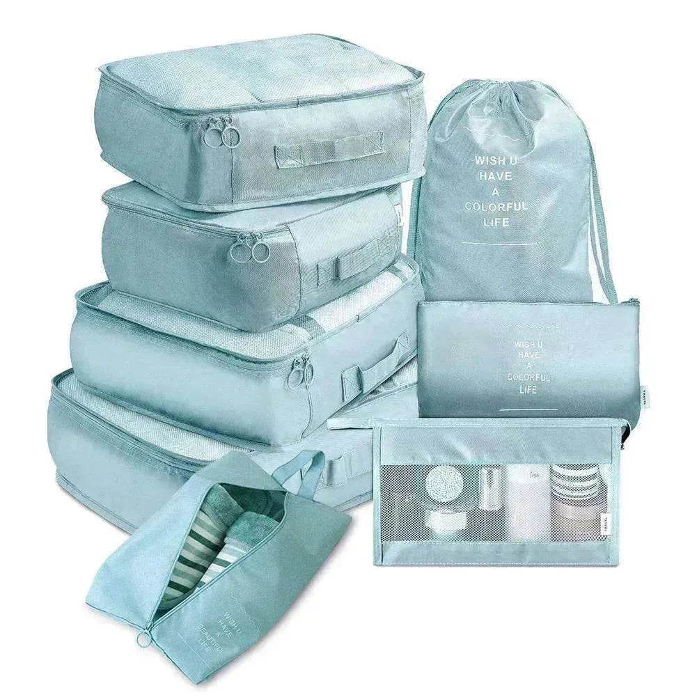 8 piece Set Luggage Divider Travel Storage Clothes Packing Cube Bag - www.Shopthatapp.com #