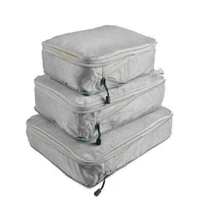 3Pcs Comp. Packing Cubes Expandable Travel Bags Organizer - Random Color - www.Shopthatapp.com #
