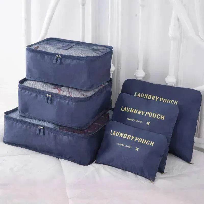 6 Pcs Travel Storage Bag Set For Clothes - www.Shopthatapp.com #