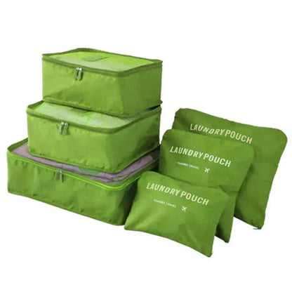 6 Pcs Travel Storage Bag Set For Clothes - www.Shopthatapp.com #