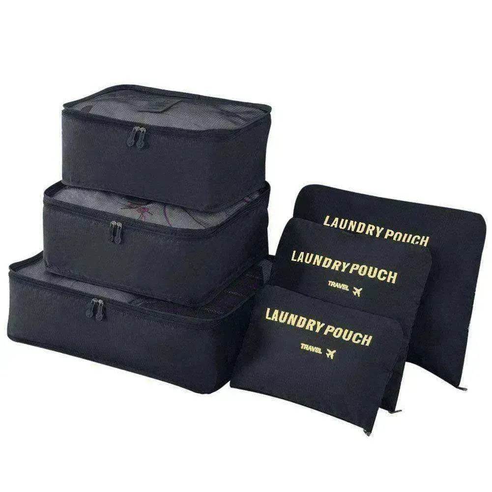 6 Pcs Travel Storage Bag Set For Clothes - www.Shopthatapp.com #