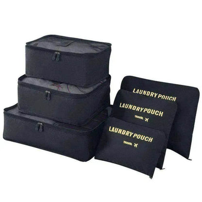 6 Pcs Travel Storage Bag Set For Clothes - www.Shopthatapp.com #