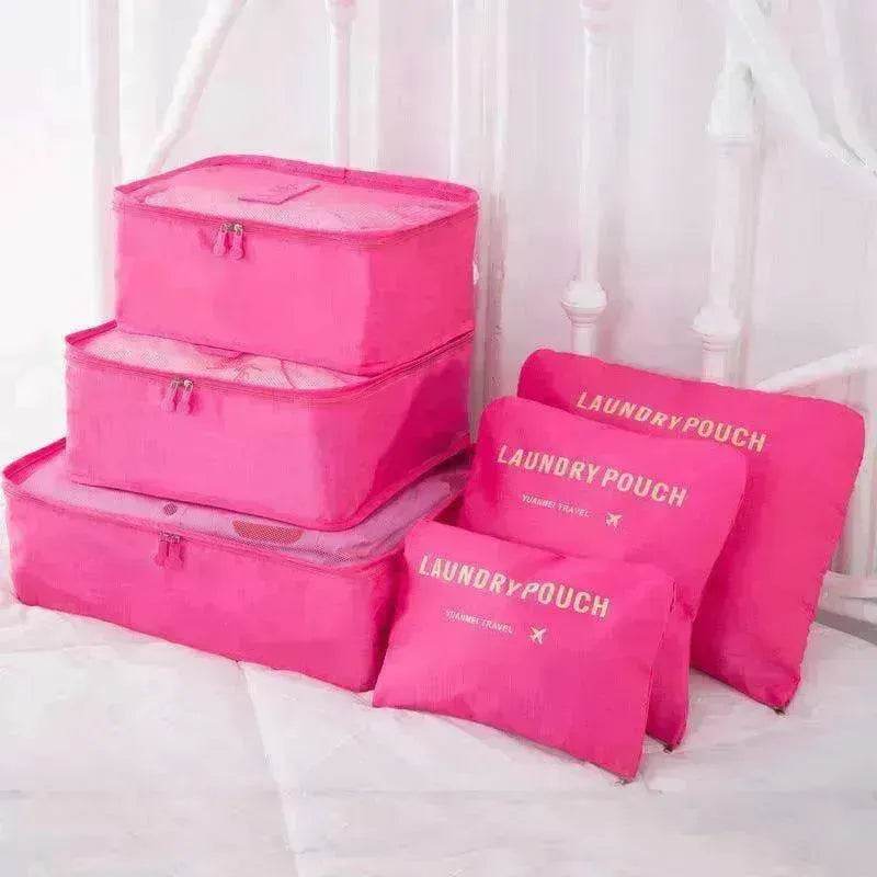 6 Pcs Travel Storage Bag Set For Clothes - www.Shopthatapp.com #