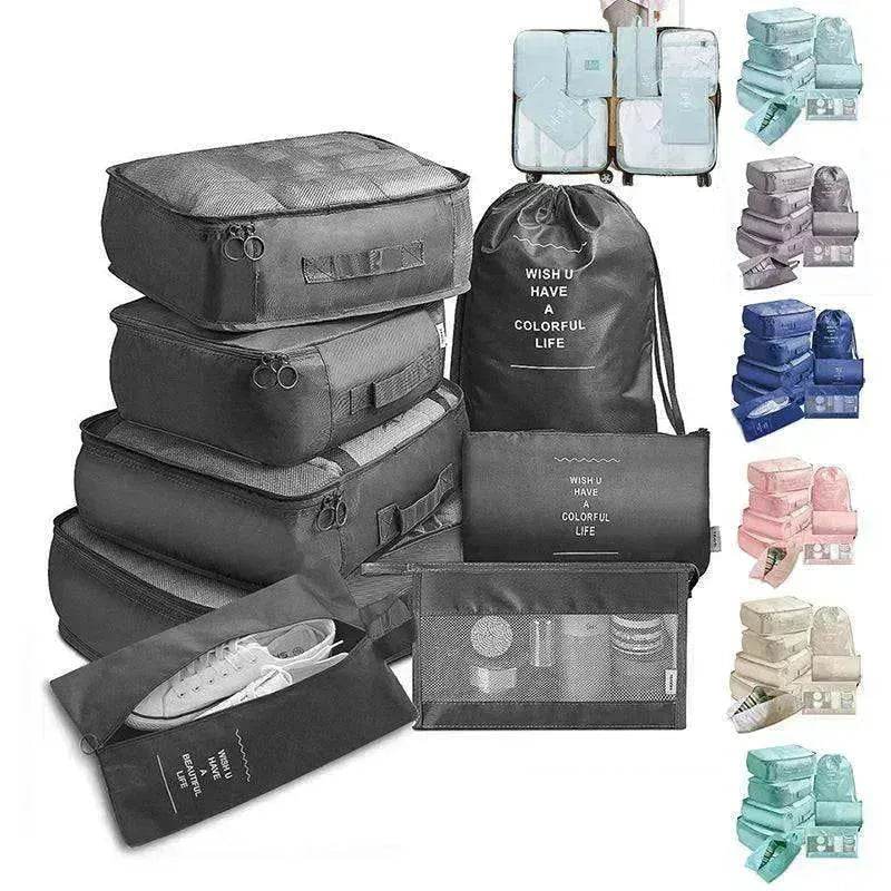 8 piece Set Luggage Divider Travel Storage Clothes Packing Cube Bag - www.Shopthatapp.com #