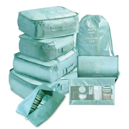8 piece Set Luggage Divider Travel Storage Clothes Packing Cube Bag - www.Shopthatapp.com #