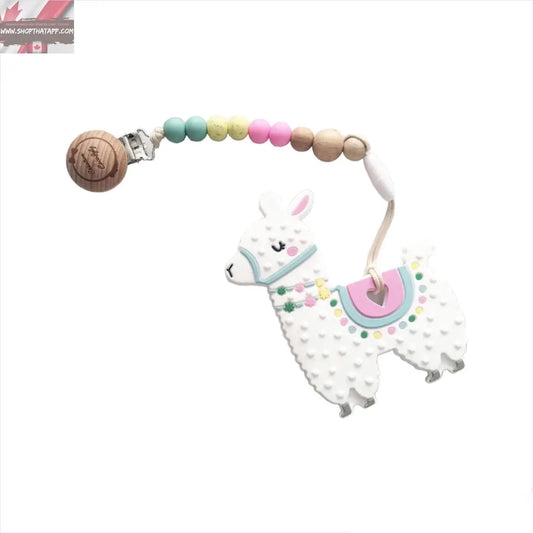Attache Suce Lama - Premium Baby Pacifier Clip for Comfort and Style Creation Coco Lyly