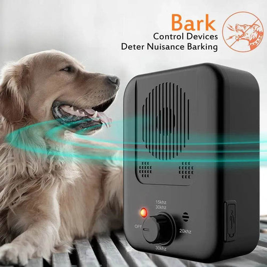 Dog Ultrasonic Anti Barking Control Device Deterrent Training Device set - www.Shopthatapp.com #