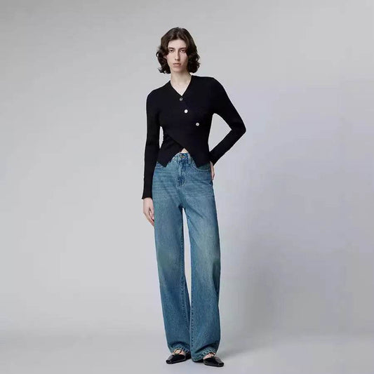 Fashion American Retro New Baggy Jeans Pant Women - www.Shopthatapp.com #