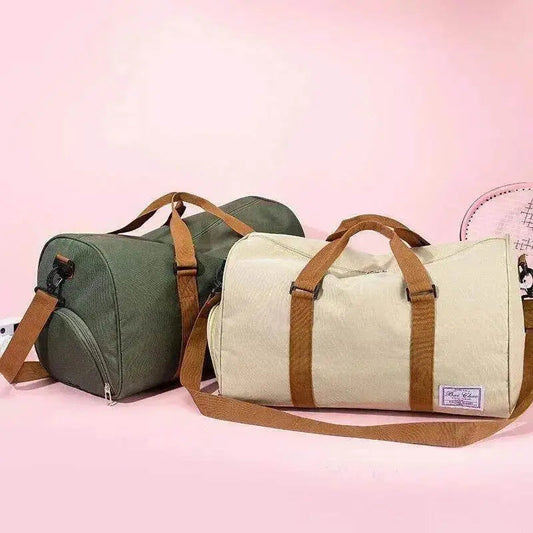 Men & Ladies Sports Duffle Travel Bag Lager Canvas Leisure Work Gym Holdall Bags - www.Shopthatapp.com #