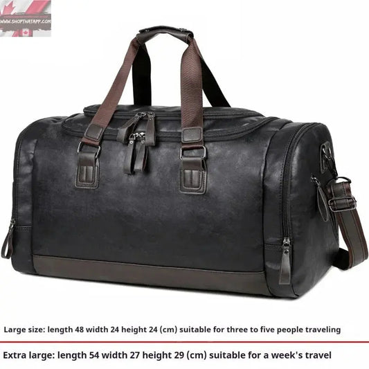 Men's Portable Travel Bag Crossbody Business Short Distance Business Bag Large Capacity - www.Shopthatapp.com #