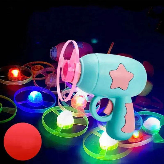Pet Toy Dog Cat LED Light Toy Luminous Children's Party Toy Bamboo Dragonfly Toy Training Toy Pet Throw Launcher - www.Shopthatapp.com #