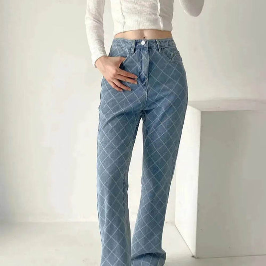Retro Fashion Denim Boot-cut Pants Women Jeans Pants for Ladies - www.Shopthatapp.com #