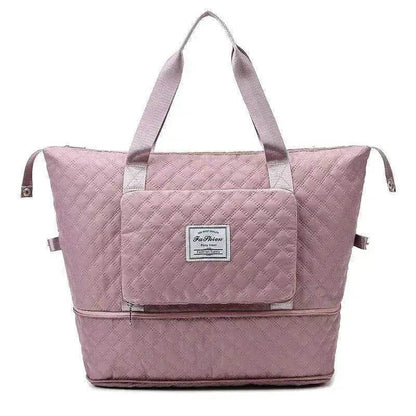 Rhombus Design Foldable Duffle: Large Capacity, Portable - www.Shopthatapp.com #