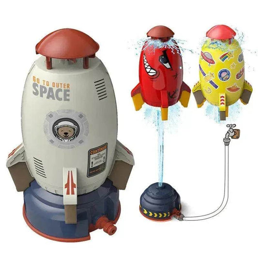 Rocket Launcher Toys Outdoor Rocket Water Pressure Lift Sprinkler Toy Fun Interaction In Garden Lawn Water Spray Toys For Kids Summer Gadgets - www.Shopthatapp.com #