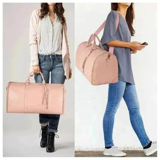 Stylish Large Capacity Waterproof Travel Duffle Folding Suit Bag - www.Shopthatapp.com #