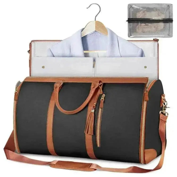 Stylish Large Capacity Waterproof Travel Duffle Folding Suit Bag - www.Shopthatapp.com #