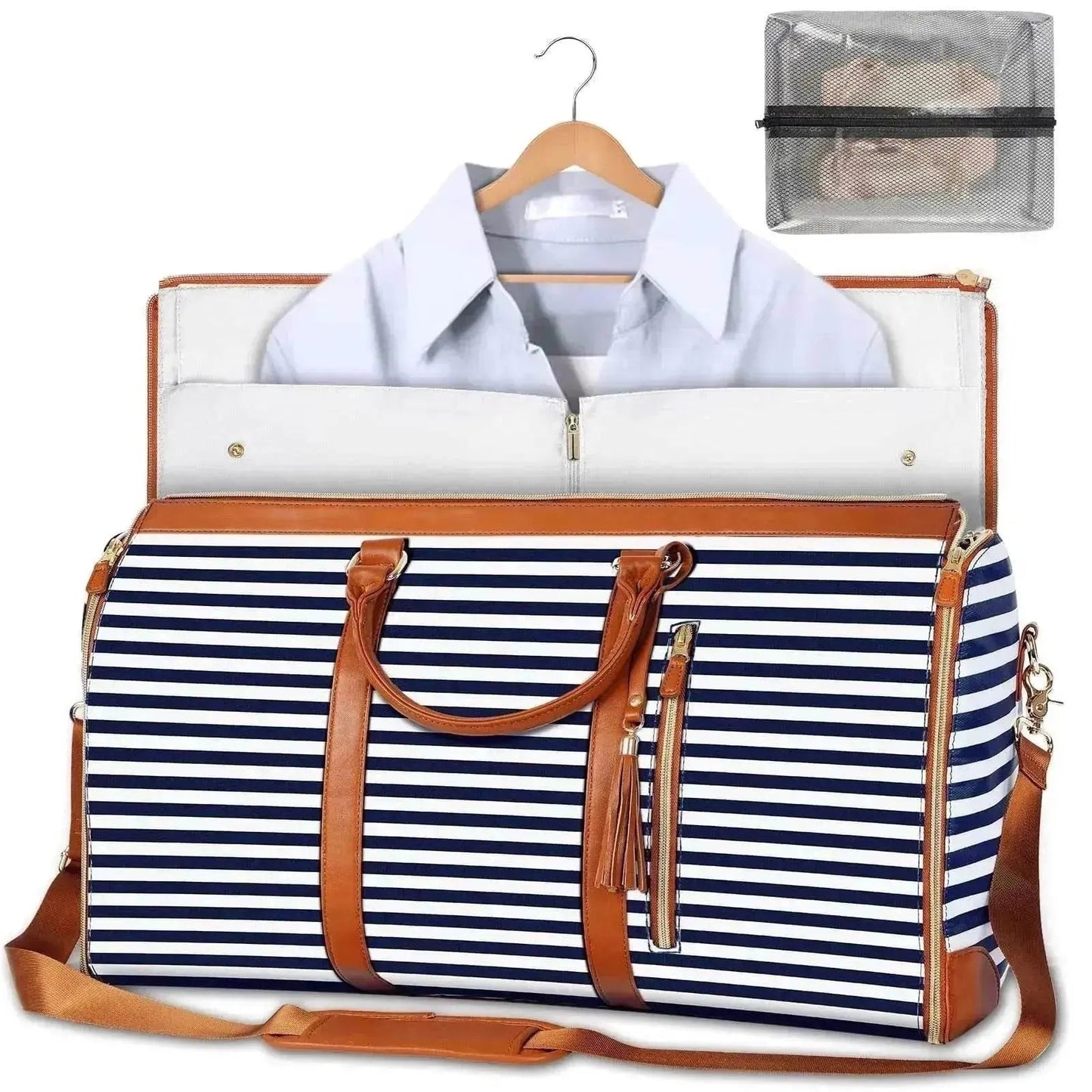Stylish Large Capacity Waterproof Travel Duffle Folding Suit Bag - www.Shopthatapp.com #