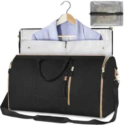 Stylish Large Capacity Waterproof Travel Duffle Folding Suit Bag - www.Shopthatapp.com #