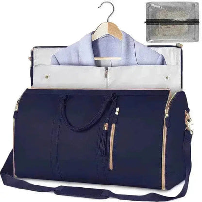 Stylish Large Capacity Waterproof Travel Duffle Folding Suit Bag - www.Shopthatapp.com #