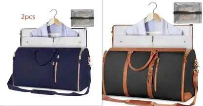 Stylish Large Capacity Waterproof Travel Duffle Folding Suit Bag - www.Shopthatapp.com #