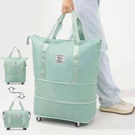 Travel Bag: Double-Layer Dry/Wet Separation - www.Shopthatapp.com #