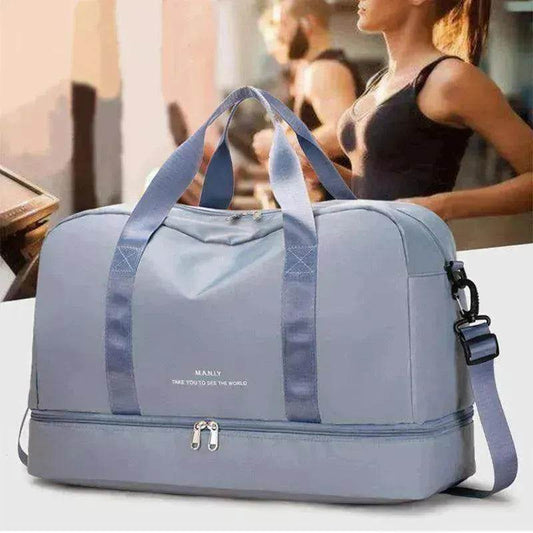 Travel Bag: Wet/Dry Separation Totes for Women - www.Shopthatapp.com #