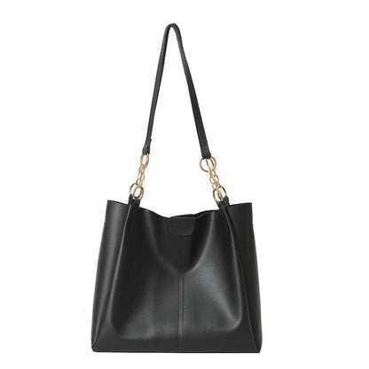 Two-piece Set Large Capacity Leather Totes shoulder Work Commuter Bag - www.Shopthatapp.com #