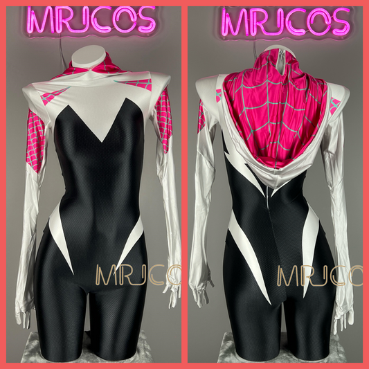 Woman Super Hero Spandex Cosplay Full Bodysuit Halloween Costume Zentai - www.Shopthatapp.com #