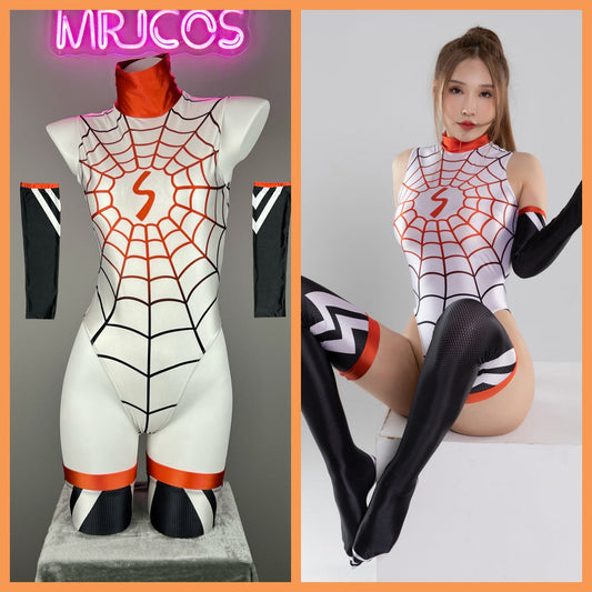 Woman Super Hero Spandex Open Crotch Cosplay Bodysuit Sexy Lingerie - www.Shopthatapp.com #